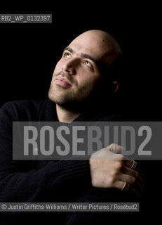 Writer Robert Saviano, author of the international bestseller Gomorrah: Italys Other Mafia...copyright©Justin Griffiths-Williams/Writer Pictures/Rosebud2