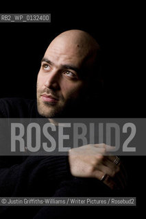 Writer Robert Saviano, author of the international bestseller Gomorrah: Italys Other Mafia...copyright©Justin Griffiths-Williams/Writer Pictures/Rosebud2