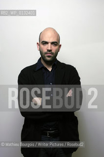 Roberto Saviano..copyright©Mathieu Bourgois/Writer Pictures/Rosebud2