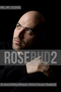 Writer Robert Saviano, author of the international bestseller Gomorrah: Italys Other Mafia...copyright©Justin Griffiths-Williams/Writer Pictures/Rosebud2
