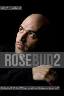 Writer Robert Saviano, author of the international bestseller Gomorrah: Italys Other Mafia...copyright©Justin Griffiths-Williams/Writer Pictures/Rosebud2