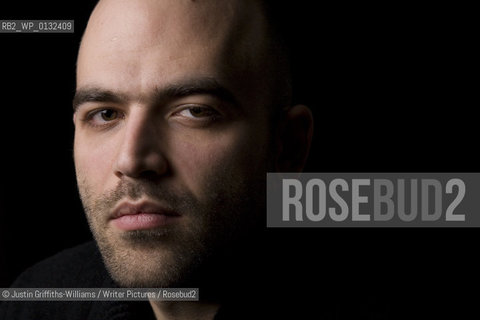Writer Robert Saviano, author of the international bestseller Gomorrah: Italys Other Mafia...copyright©Justin Griffiths-Williams/Writer Pictures/Rosebud2