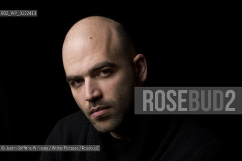 Writer Robert Saviano, author of the international bestseller Gomorrah: Italys Other Mafia...copyright©Justin Griffiths-Williams/Writer Pictures/Rosebud2