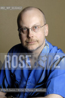 Canadian writer Robert Sawyer..Copyright©Beth Gwinn/Writer Pictures/Rosebud2