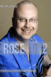 Canadian writer Robert Sawyer..Copyright©Beth Gwinn/Writer Pictures/Rosebud2