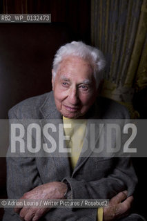 Bud Schalberg author, photographed at the Mountbatten Hotel, Covent Garden..Copyright©Adrian Lourie/Writer Pictures/Rosebud2