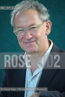 British writer and historian Simon Schama at the Edinburgh International Book Festival...Copyright©Pascal Saez/Writer Pictures/Rosebud2