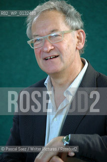 British writer and historian Simon Schama at the Edinburgh International Book Festival...Copyright©Pascal Saez/Writer Pictures/Rosebud2