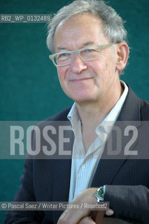 British writer and historian Simon Schama at the Edinburgh International Book Festival...Copyright©Pascal Saez/Writer Pictures/Rosebud2