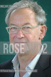 British writer and historian Simon Schama at the Edinburgh International Book Festival...Copyright©Pascal Saez/Writer Pictures/Rosebud2