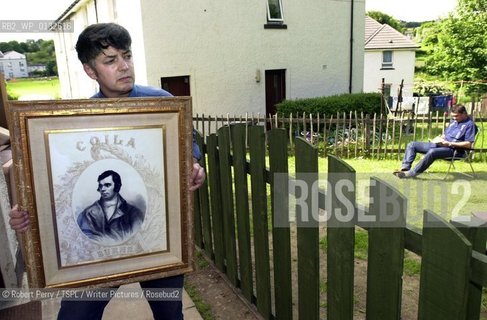 Patrick Scott-Hogg at home in Cumbernauld. Patrick has discovered new poems by Robert Burns published in newspapers. ..Copyright©Robert Perry/TSPL/Writer Pictures/Rosebud2