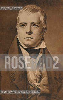 Sir Walter Scott  (1771-1832).Scottish..Copyright©NNG/Writer Pictures/Rosebud2