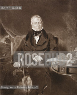 Sir Walter Scott (1771-1832). Scottish Writer and Spokesman..copyright©nmg/Writer Pictures/Rosebud2