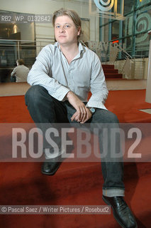 British writer James Scudamore, author of The Amnesia Clinic..The Debut Author festival at the Traverse theatre in Edinburgh....Copyright©Pascal Saez/Writer Pictures/Rosebud2