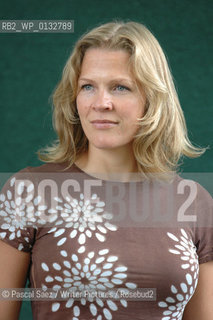 Norwegian journalist and writer Asne Seierstad, author of The Book.seller of Kabul, at the Edinburgh International Book Festival...Copyright©Pascal Saez/Writer Pictures/Rosebud2