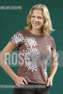 Norwegian journalist and writer Asne Seierstad, author of The Book.seller of Kabul, at the Edinburgh International Book Festival...Copyright©Pascal Saez/Writer Pictures/Rosebud2