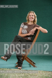 Norwegian journalist and writer Asne Seierstad, author of The Book.seller of Kabul, at the Edinburgh International Book Festival...Copyright©Pascal Saez/Writer Pictures/Rosebud2