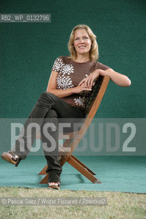 Norwegian journalist and writer Asne Seierstad, author of The Book.seller of Kabul, at the Edinburgh International Book Festival...Copyright©Pascal Saez/Writer Pictures/Rosebud2