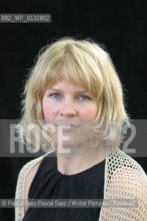Norwegian TV presenter, correspondant and writer Asne Seierstad, author of the Bookseller of Kabul  at the Edinburgh International Book Festival 2005..Copyright©Pascal Saez.Pascal Saez/Writer Pictures/Rosebud2