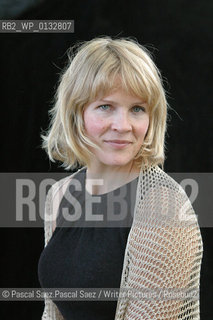 Norwegian TV presenter, correspondant and writer Asne Seierstad, author of the Bookseller of Kabul  at the Edinburgh International Book Festival 2005..Copyright©Pascal Saez.Pascal Saez/Writer Pictures/Rosebud2