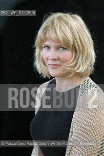Norwegian TV presenter, correspondant and writer Asne Seierstad, author of the Bookseller of Kabul  at the Edinburgh International Book Festival 2005..Copyright©Pascal Saez.Pascal Saez/Writer Pictures/Rosebud2