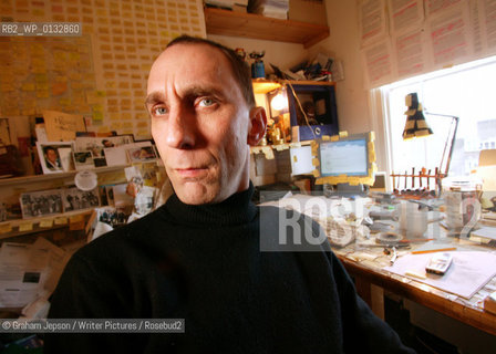 Will Self in his South London home..copyright©Graham Jepson/Writer Pictures/Rosebud2