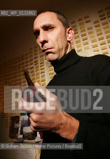 Will Self in his South London home..copyright©Graham Jepson/Writer Pictures/Rosebud2