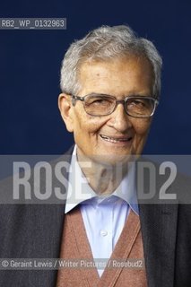 Amartya Sen, Indian economist, philosopher and writer, at the 2010 Edinburgh International Book Festival August 29, 2010...Copyright©Geraint Lewis/Writer Pictures/Rosebud2