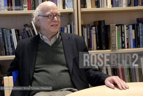 Professor Richard Sennett in his office at the London School of Economics, central London..©Rogan MacDonald/Writer Pictures/Rosebud2