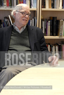 Professor Richard Sennett in his office at the London School of Economics, central London..©Rogan MacDonald/Writer Pictures/Rosebud2