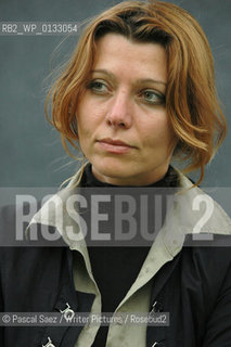 Turkish writer Elif Shafak, who was prosecuted in Turkey for public denigration of Turkishness in one of her novels, here at the Edinburgh International Book Festival 2007. ..Copyright©Pascal Saez/Writer Pictures/Rosebud2