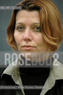 Turkish writer Elif Shafak, who was prosecuted in Turkey for public denigration of Turkishness in one of her novels, here at the Edinburgh International Book Festival 2007. ..Copyright©Pascal Saez/Writer Pictures/Rosebud2
