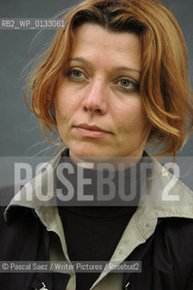 Turkish writer Elif Shafak, who was prosecuted in Turkey for public denigration of Turkishness in one of her novels, here at the Edinburgh International Book Festival 2007. ..Copyright©Pascal Saez/Writer Pictures/Rosebud2