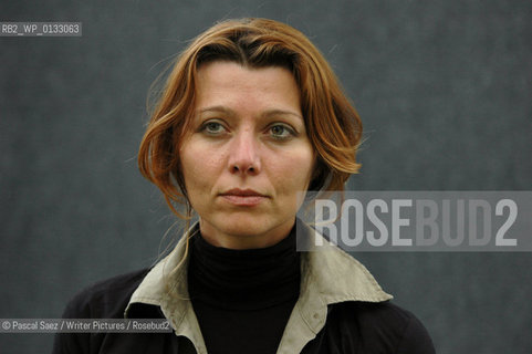 Turkish writer Elif Shafak, who was prosecuted in Turkey for public denigration of Turkishness in one of her novels, here at the Edinburgh International Book Festival 2007. ..Copyright©Pascal Saez/Writer Pictures/Rosebud2