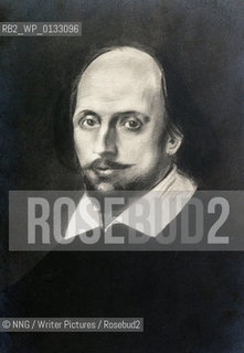William Shakespeare (1564-1616).Derived from the Chando Portrait..Copyright©NNG/Writer Pictures/Rosebud2