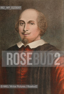 William Shakespeare (1564-1616).Of unknown origin ..Copyright©NNG/Writer Pictures/Rosebud2