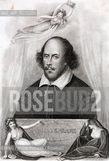 William Shakespeare (1564-1616).English poet and playwright..copyright©NMG/Writer Pictures/Rosebud2