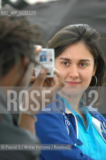 24 August 2005-Edinburgh, UK- Pakistani writer Kamila Shamsie. author of the novel Broken Verses.at the Edinburgh International Book Festival..Copyright©Pascal S/Writer Pictures/Rosebud2