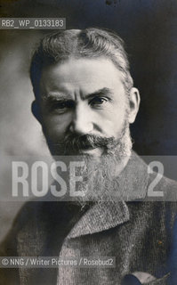 George Bernard Shaw (1856-1950).English author..Copyright©NNG/Writer Pictures/Rosebud2