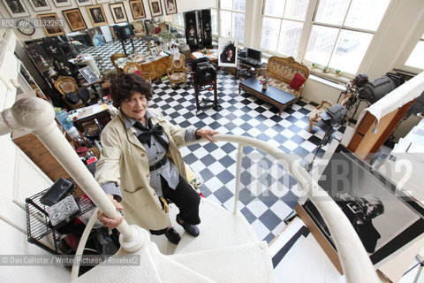 Edita Sherman in her Carnegie studio  in Manhattan, New York, USA..copyright©Dan Callister/Writer Pictures/Rosebud2