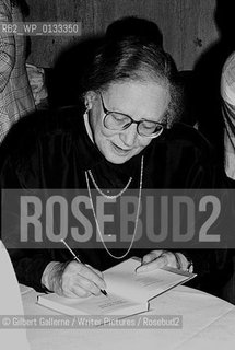 Amanda Cross, Shots in the dark mystery festival, Nottingham 1994..copyright©Gilbert Gallerne/Writer Pictures/Rosebud2