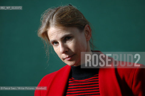 American writer and journalist Lionel Shriver, author of the Orange Prize-winning novel We Need To Talk About Kevin , and The Post-Birthday World, at the Edinburgh International Book Festival 2007. ..Copyright©Pascal Saez/Writer Pictures/Rosebud2