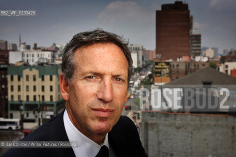 The Chairman and inspiration of the Starbucks empire Howard Schultz, visits the Harlem Childrens Zone in Harlem, New York, USA.   ..copyright©Dan Callister/Writer Pictures/Rosebud2