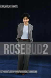 Chinese writer Sun Shuyun at the Edinburgh International Book Festival...Copyright©Pascal Saez/Writer Pictures/Rosebud2