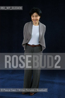 Chinese writer Sun Shuyun at the Edinburgh International Book Festival...Copyright©Pascal Saez/Writer Pictures/Rosebud2