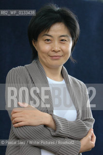 Chinese writer Sun Shuyun at the Edinburgh International Book Festival...Copyright©Pascal Saez/Writer Pictures/Rosebud2