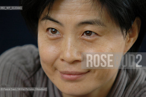 Chinese writer Sun Shuyun at the Edinburgh International Book Festival...Copyright©Pascal Saez/Writer Pictures/Rosebud2