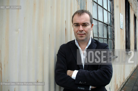 Spanish writer Javier Sierra, author of The Lady in Blue, and The Secret Supper  at the Vancouver International Writers and Readers Festival...Copyright©Pascal Saez/Writer Pictures/Rosebud2