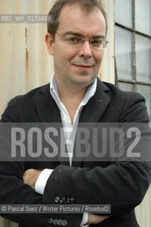 Spanish writer Javier Sierra, author of The Lady in Blue, and The Secret Supper  at the Vancouver International Writers and Readers Festival...Copyright©Pascal Saez/Writer Pictures/Rosebud2