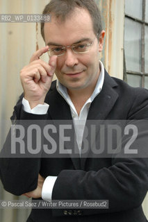 Spanish writer Javier Sierra, author of The Lady in Blue, and The Secret Supper  at the Vancouver International Writers and Readers Festival...Copyright©Pascal Saez/Writer Pictures/Rosebud2